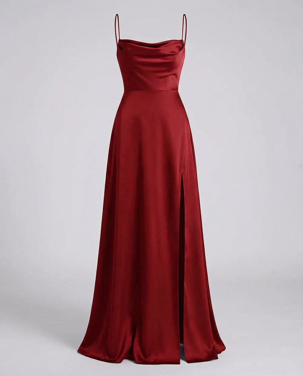 Elegant Silk Maxi Dress Women