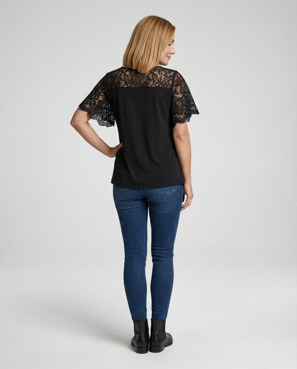 Women's Blouse Top Lace Tunic A-Line