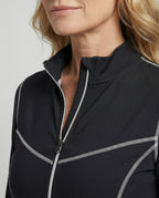 Women's Sports Set Stretch with Zip Jacket and Leggings