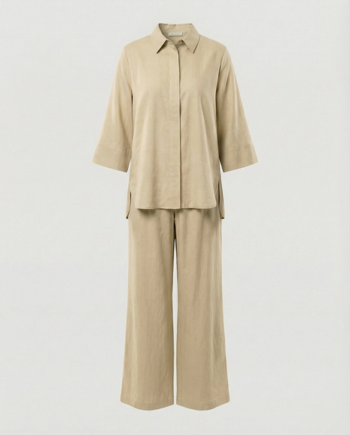 Two-piece set women with wide cut