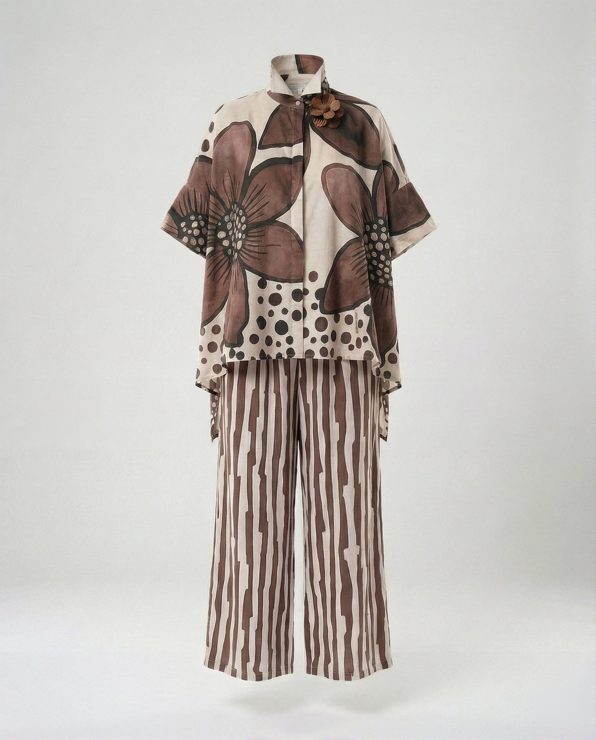 Women's Two-Piece Set Tunic Palazzo