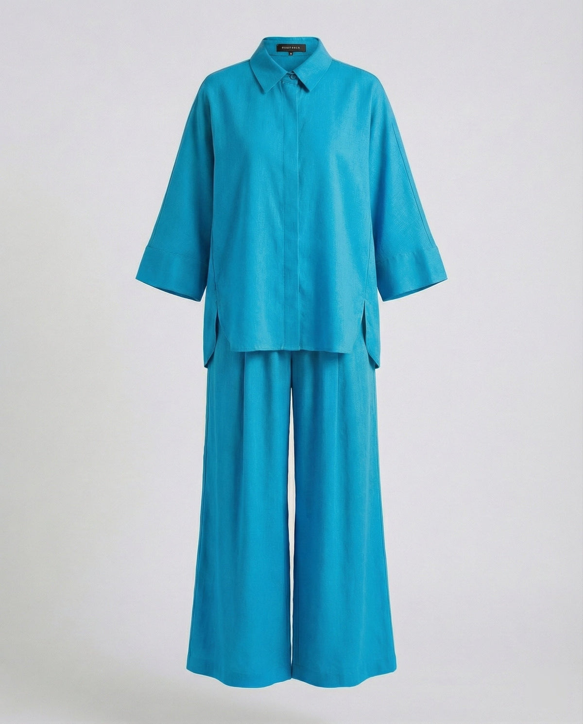Two-piece set women with wide cut