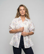 Women's blouse dress in a casual style with floral details All Fashion - upper body view