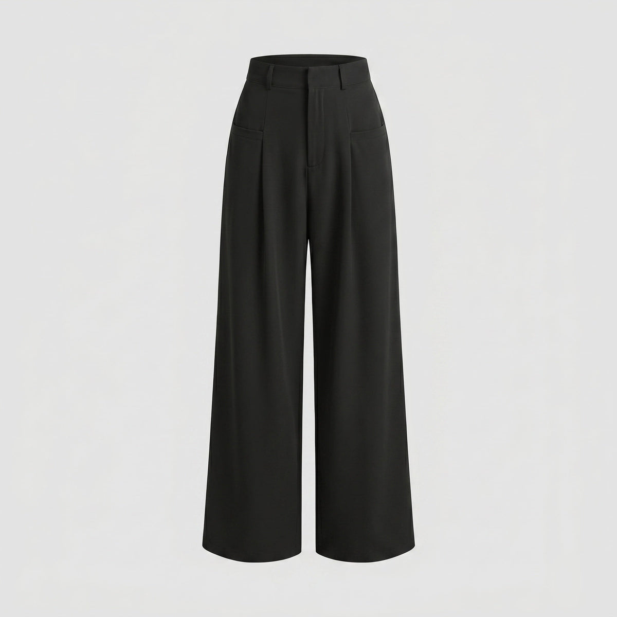 Women's wide high-waist pants - product shot