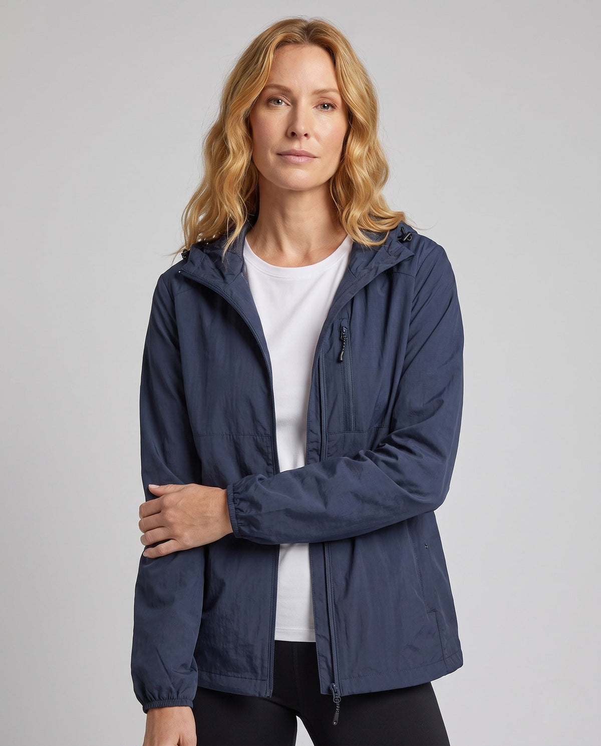 Women's lightweight creek jacket with breathable inserts All Fashion - upper body view
