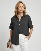 Blouse top women with V-neck